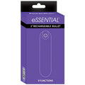 Powerbullet eSSENTIAL Rechargeable 3 in. Bullet Vibrator Purple-0