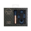 Pillow Talk Secrets Desires 6-Piece Silicone Mini Massager Set Navy-0