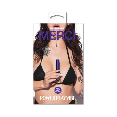 Merci Power Play with Silicone Grip Ring Violet-0